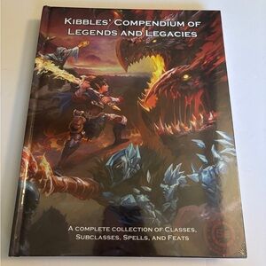 Kibbles’ Compendium Of Legends And Leagues Dungeons & Dragons book NEW